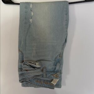 Justice Light Blue Girls' Distressed Jeans